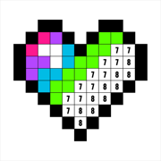down Color by Number：Coloring Games
