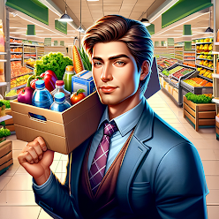 down Supermarket Manager Simulator Mod Apk
