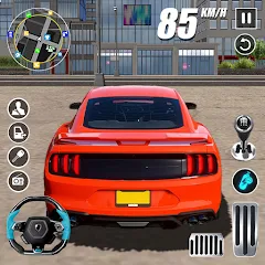 down Car Driving Traffic Simulator