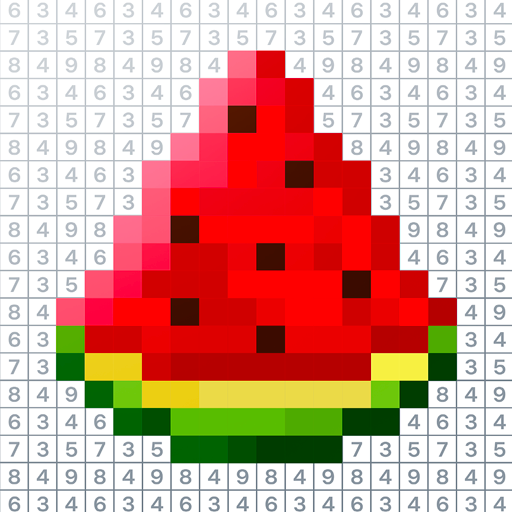 down Pixel Art - Color by Number Mod apk
