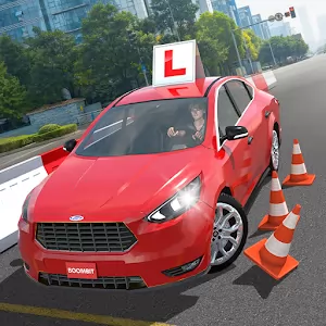 down Car Driving School Simulator Mod Apk