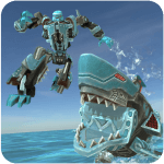 down Robot Shark Mod Apk