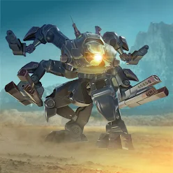 down Mech vs Aliens War Robots RPG game