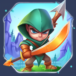 down Walking Hero - Auto Battle RPG Mod Apk