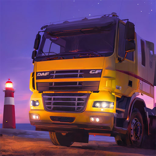 down Truck Simulator 2024 Highway Drive Mod apk