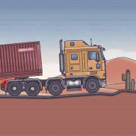 down Trucker Ben Mod Apk
