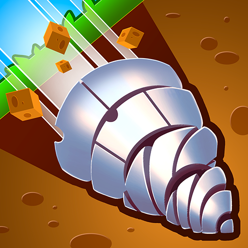 down Ground Digger Lava Hole Drill Mod apk