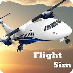 down Flight Sim Mod Apk