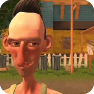 down Angry Neighbor Mod Apk menu