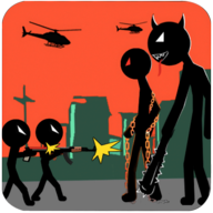 down Stickman Army Mod Apk