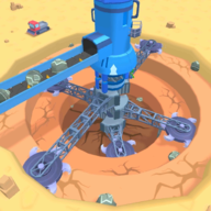 down Spiral Excavator Empire Mod Apk