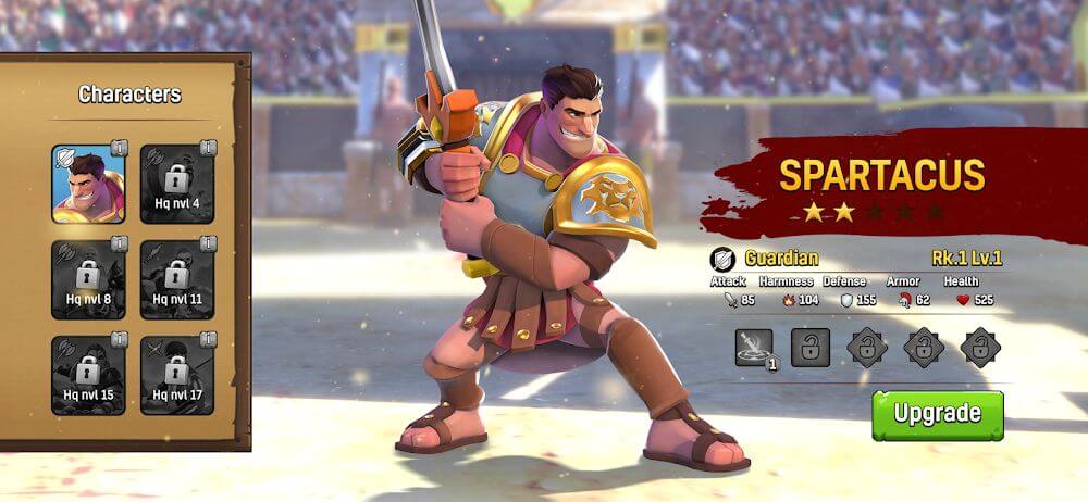gladiator heroes mod apk unlimited money download 3.06.04 Latest version -  APKWork