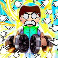 down Roblock Gym Clicker Tap Hero Mod Apk