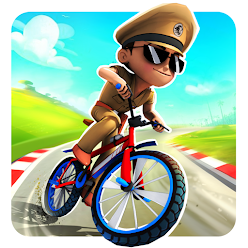 down Little Singham Cycle Race Mod Apk