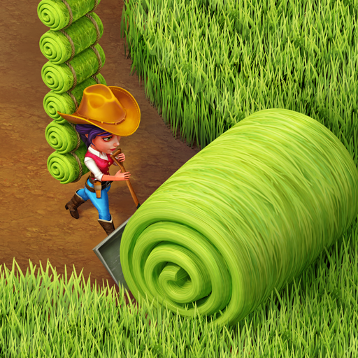 down Wild West Farm Town Build Mod apk