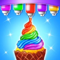 down Ice Cream Cone Maker Frozen Dessert Chef Mod Apk