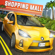down Shopping Mall Car Driving
