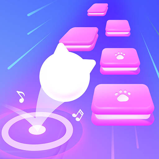 down Meow Hop Cute Cats & Music Mod apk