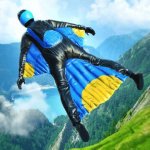 down Base Jump Wing Suit Flying Mod Apk