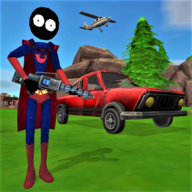 down Stickman Superhero hack Mod Apk
