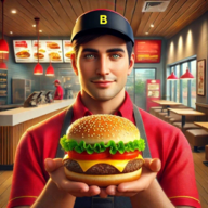 down Burger Simulator Mod apk