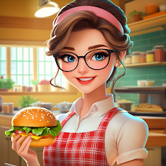 down Puzzle Kitchen Food Merge Game Mod Apk