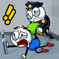 down Stick Fight - Prison Escape Mod Apk