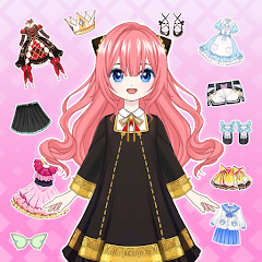 down Anime Dress Up - Doll Dress Up Mod Apk