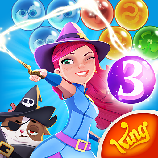 down Bubble Witch Saga 3 Mod apk