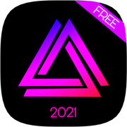 down Alpha Hybrid Launcher 4D theme Mod apk