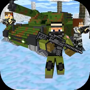 down Cube Wars Battle Survival Mod Apk