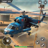 down Gunship Battle Helicopter Game Mod Apk