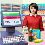 down Bakery Cashier Simulator Mod Apk