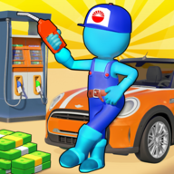 down Gas Station Idle Game Mod Apk