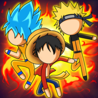 down Stickman Hero Fight all star Mod Apk