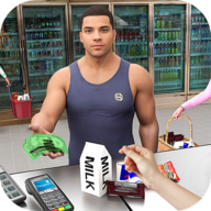 down Supermarket Grocery Simulator Mod Apk