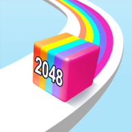 down Jelly Run 2048 Mod Apk