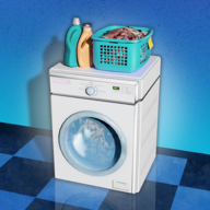 down Laundry Store Simulator Mod Apk