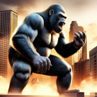 down Angry Gorilla City Attack Game Mod Apk
