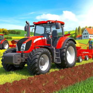 down Tractor Farming Simulator Game Mod Apk