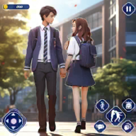 down Love Life: School Anime Games Mod Apk (No ads)