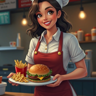 down Fast Food Restaurant Simulator Mod Apk