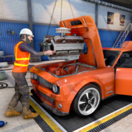 down Car Mechanic Game Mod Apk