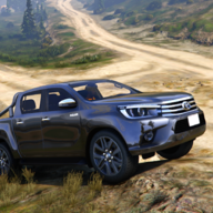 down Toyota Hilux 4x4 Mountain Ride Mod Apk
