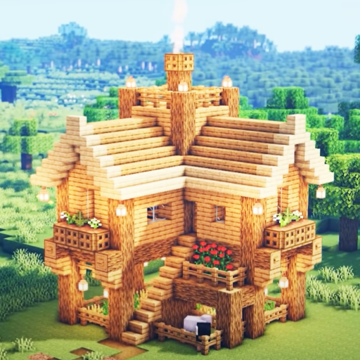 down Crafting City ife Building Mod Apk
