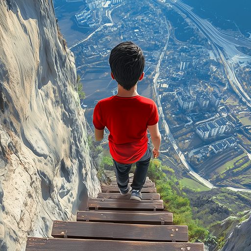 down Walk King - Race on Stairs Mod apk