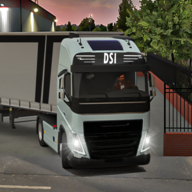 down Euro Truck Games Europe Mod Apk