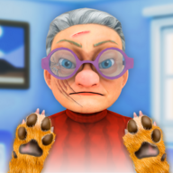 down Kitty vs Granny Cat sim 3D Mod Apk
