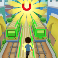 down Turbo Subway Endless Surf Mod Apk