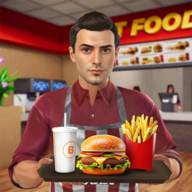down Fast Food Burger & Pizza Shop Mod Apk
